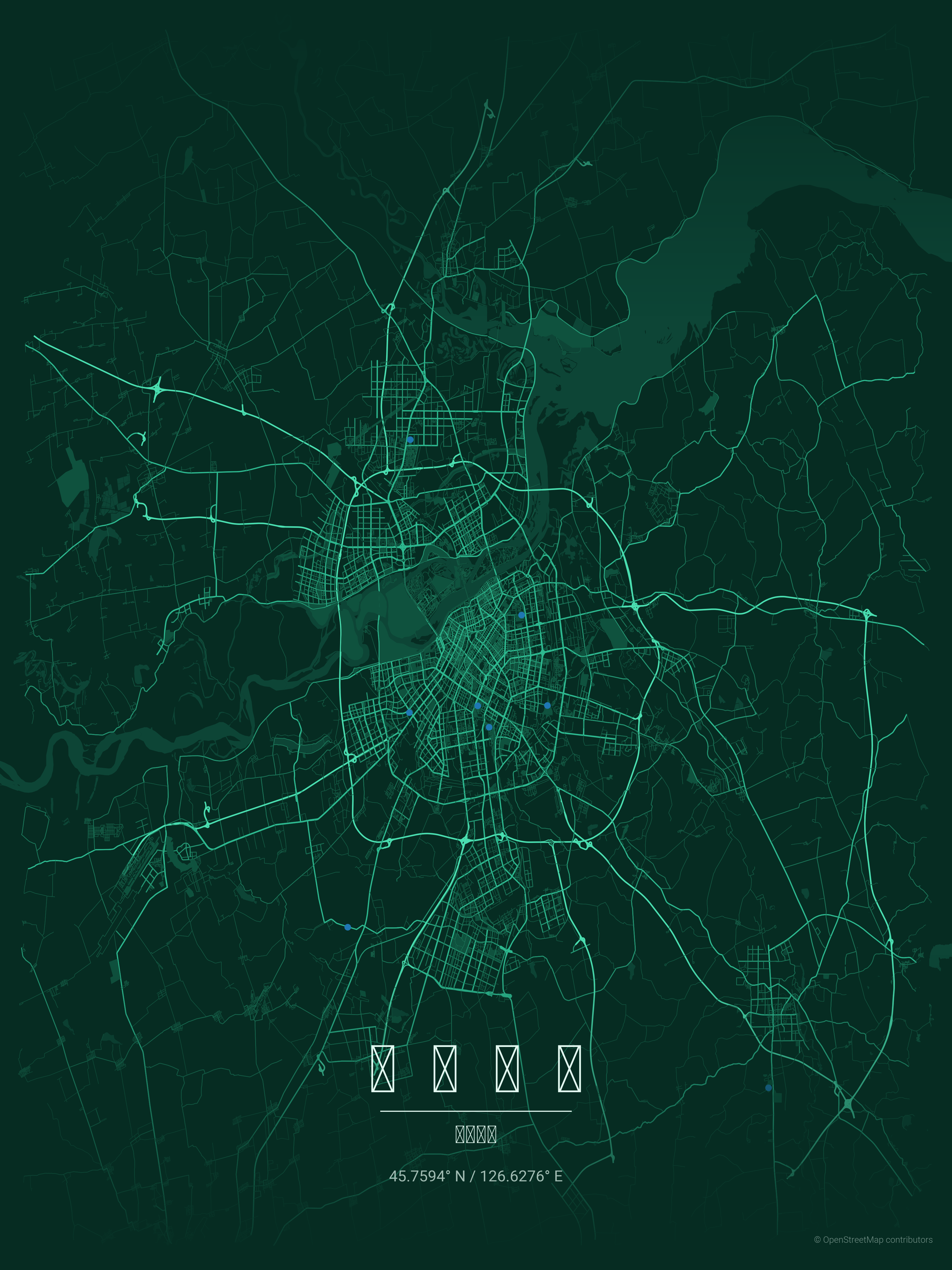 MapToPoster – Open Source City Map Poster Generator